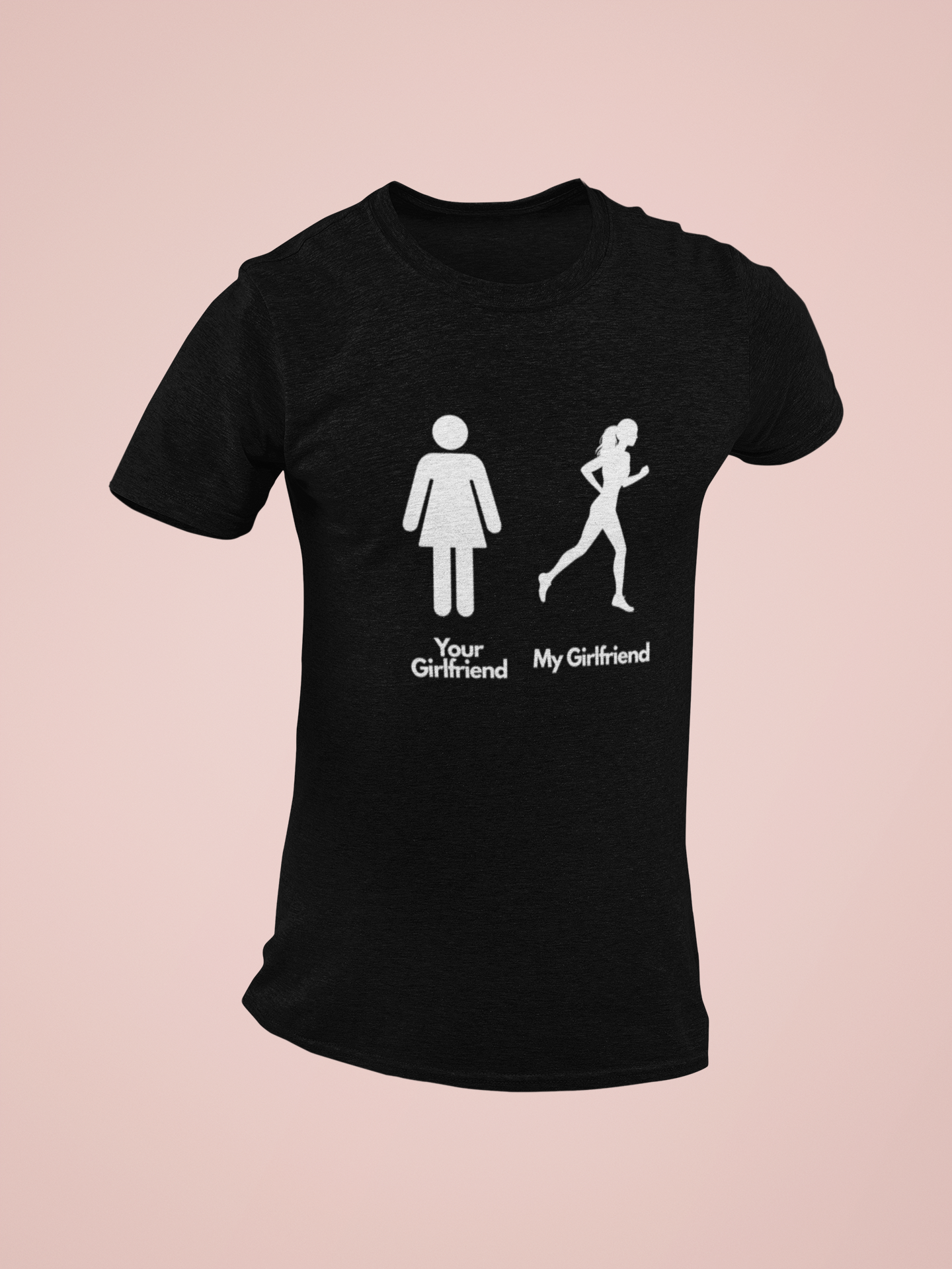 Running Girlfriend Stretch T-shirt