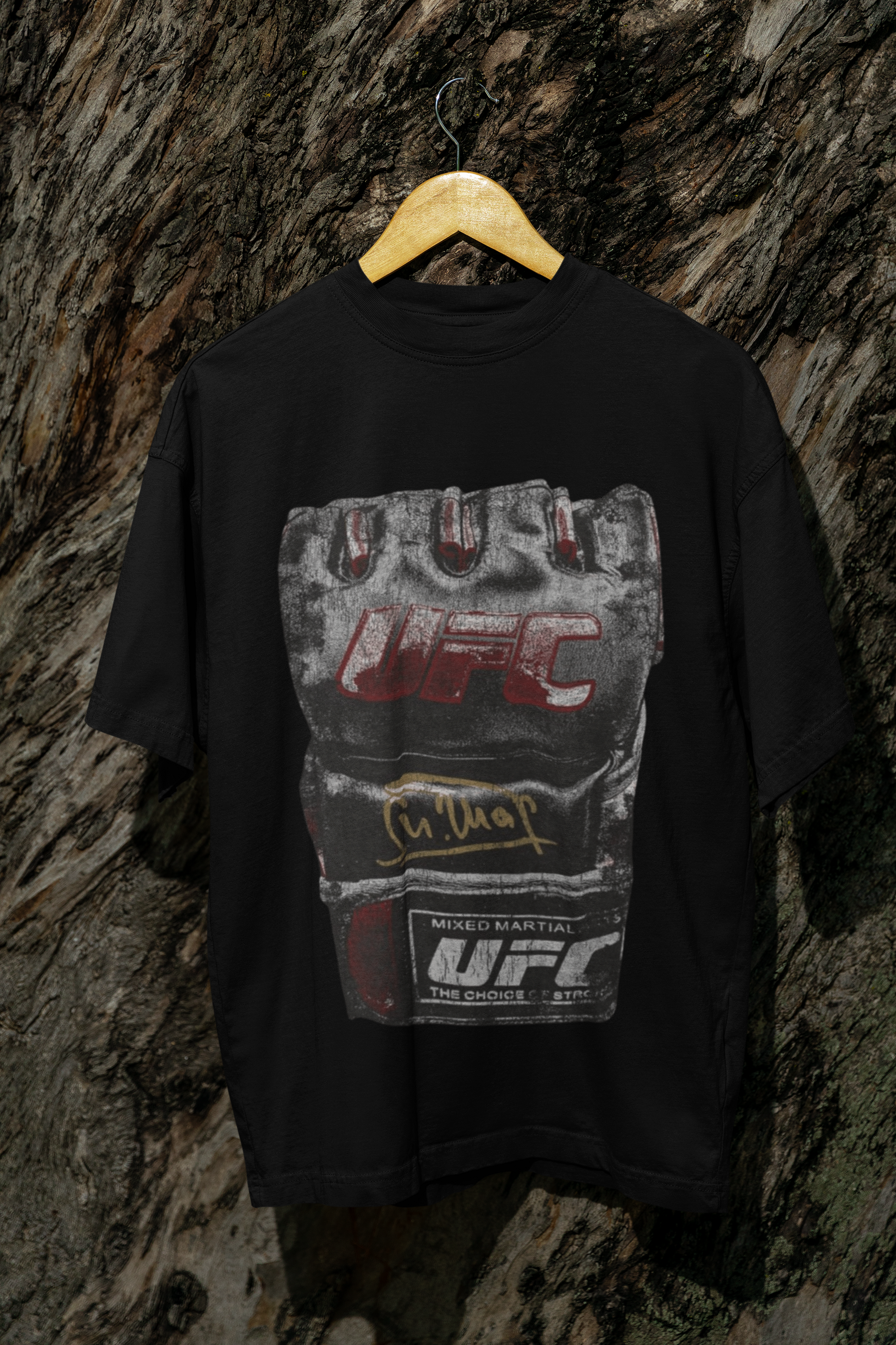 Unisex Terry UFC Glove Oversized Tee