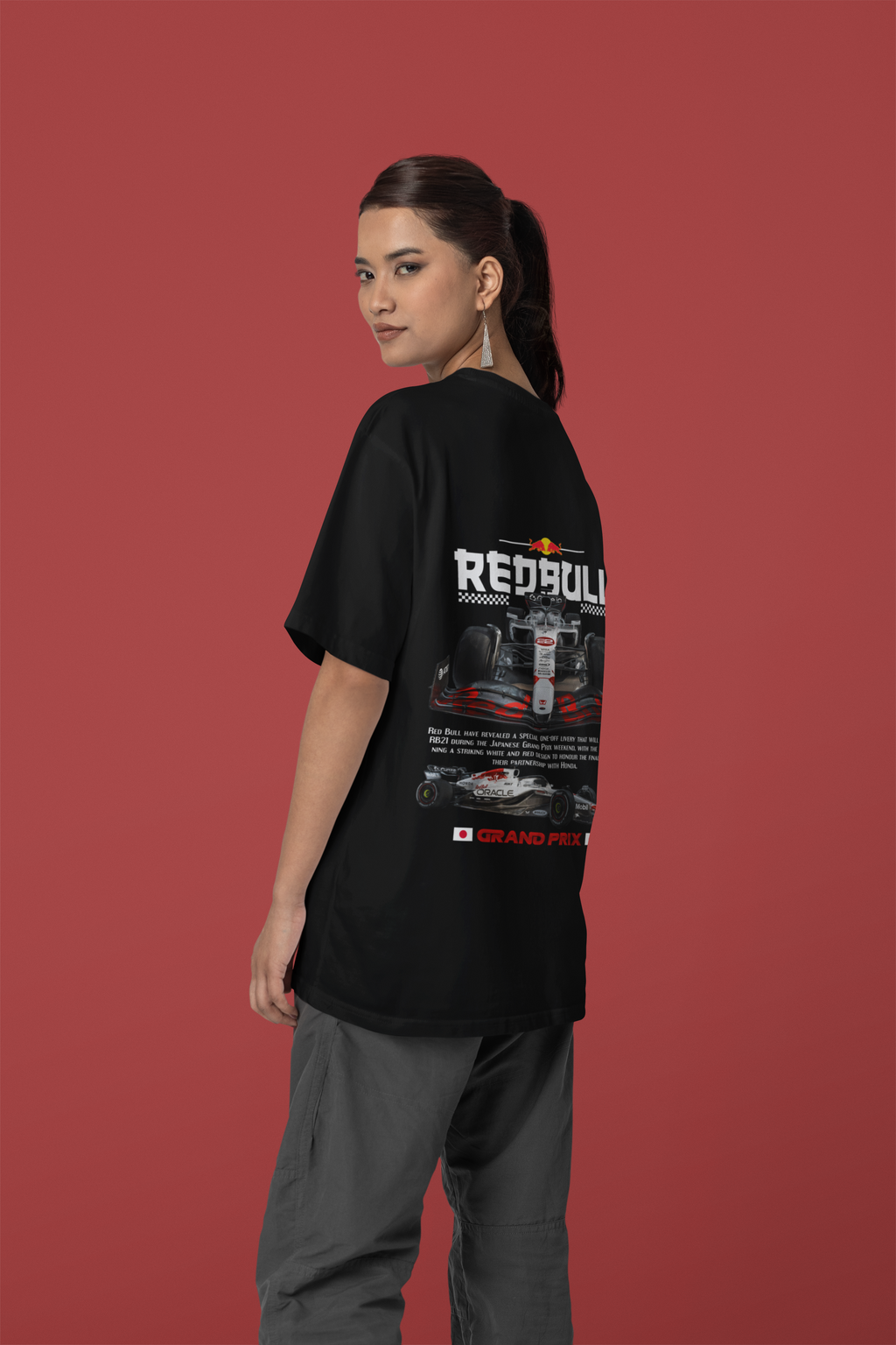 Japanese GP Edition – Red Bull Racing x Sakura Oversized Tee