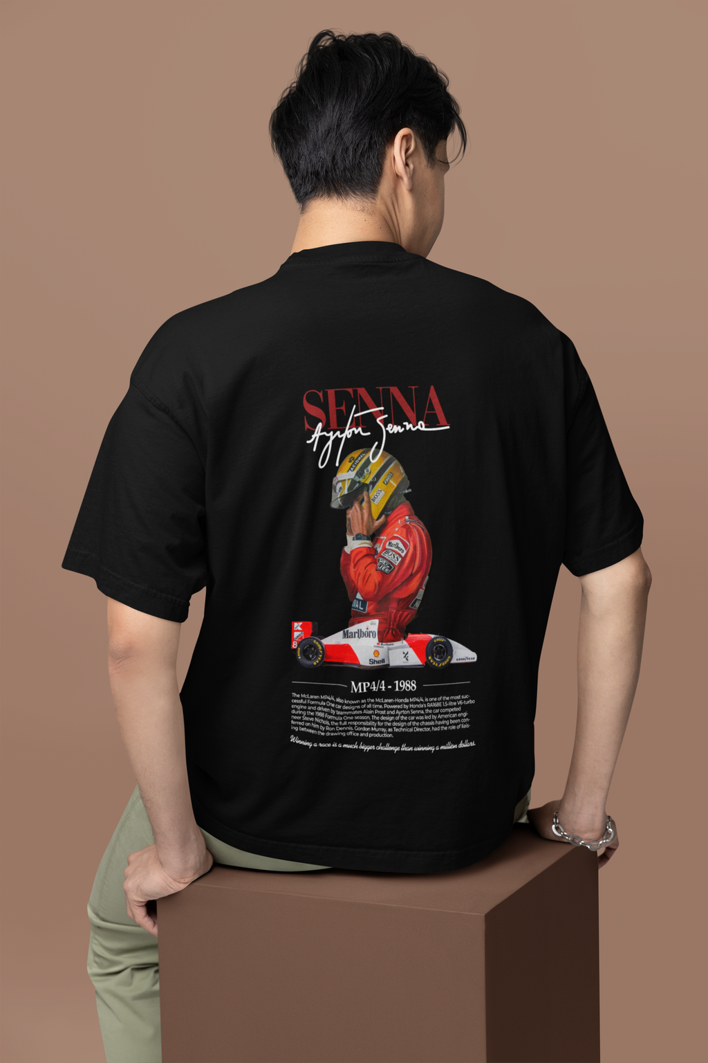 Ayrton Senna x MP4/4 Oversized Tee