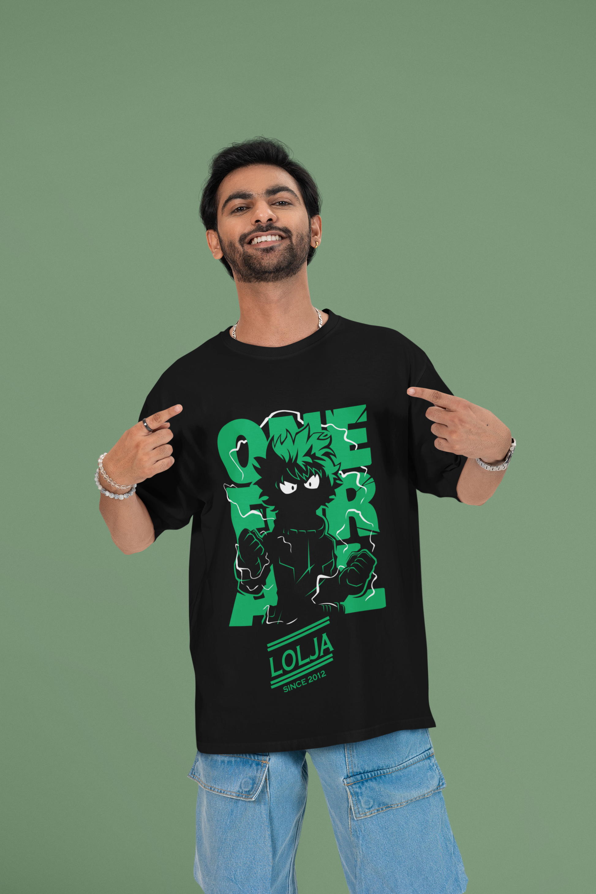 One For All – Deku & All Might-2 Oversized Classic T-Shirt