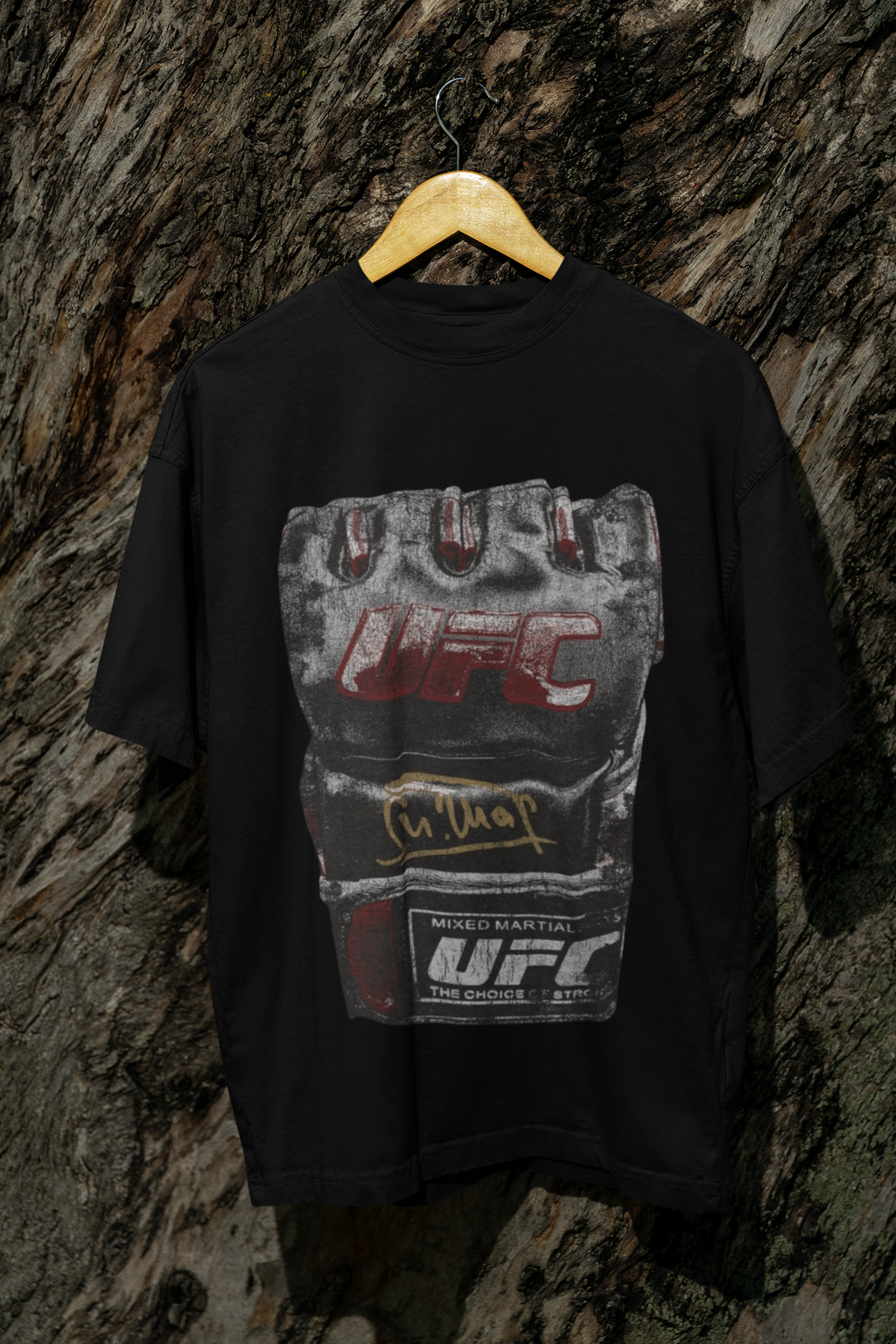Unisex Terry UFC Glove Oversized Tee