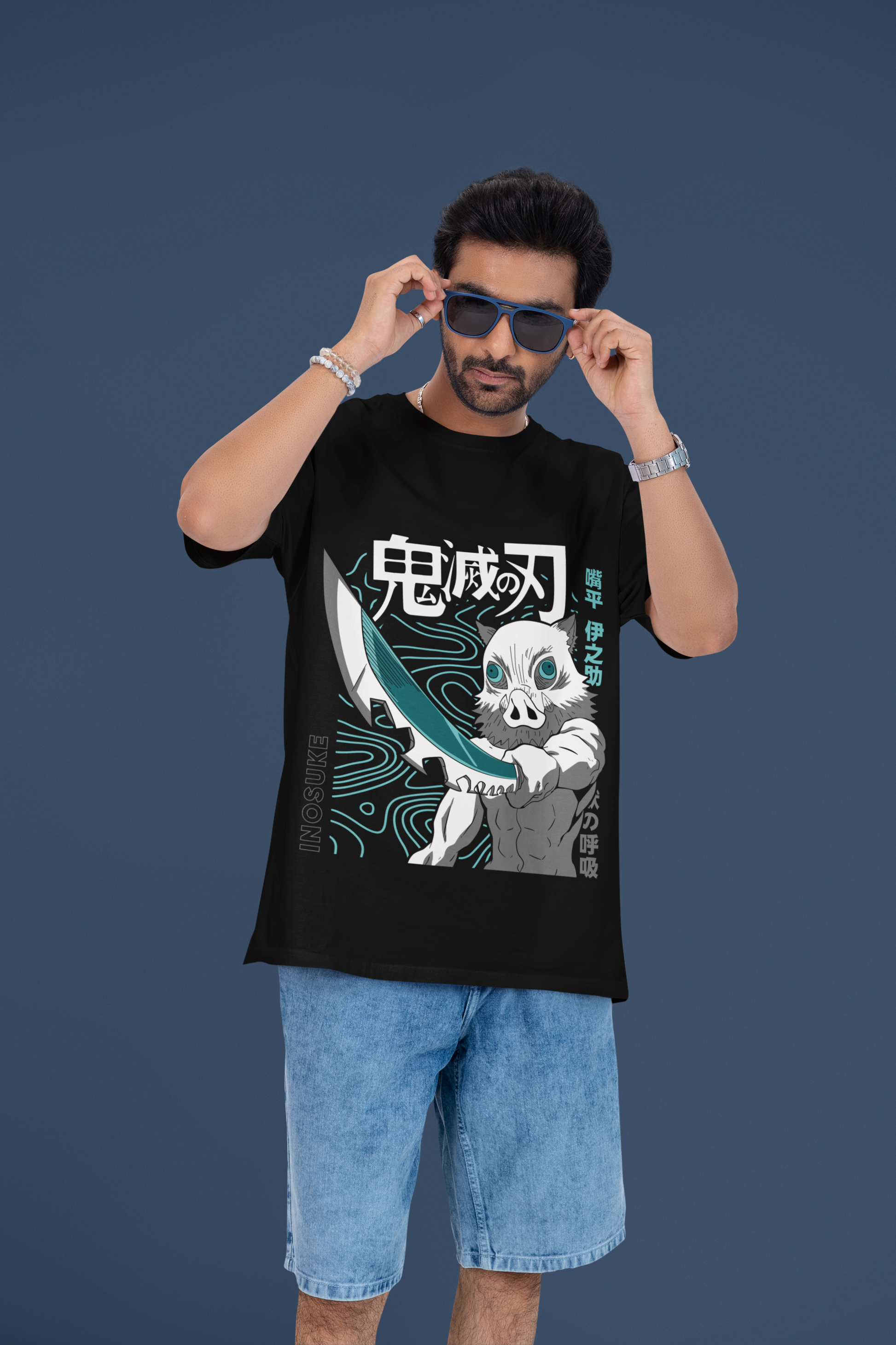 Inosuke Hashibira – Beast Breathing Oversized Classic T-Shirt