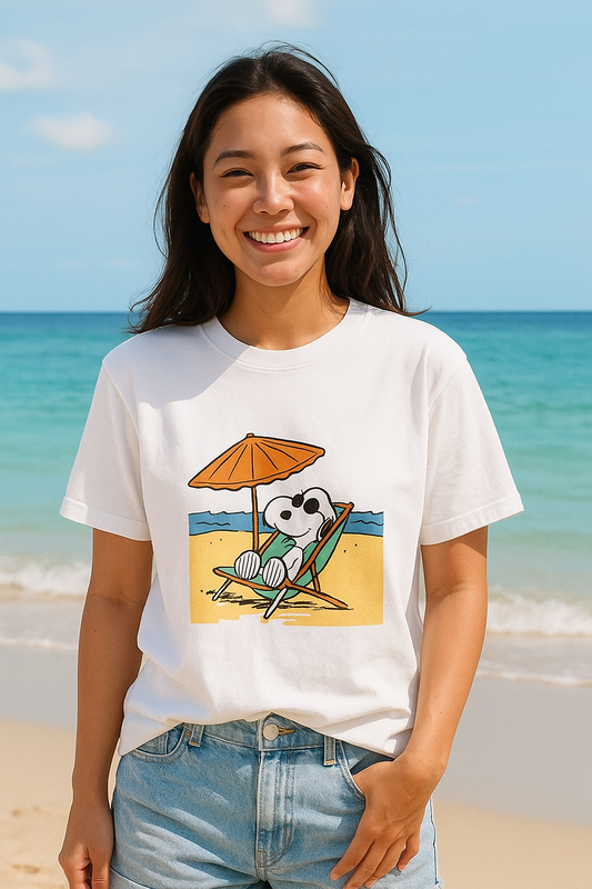 Unisex Snoopy Basic SNOOPY T-Shirt