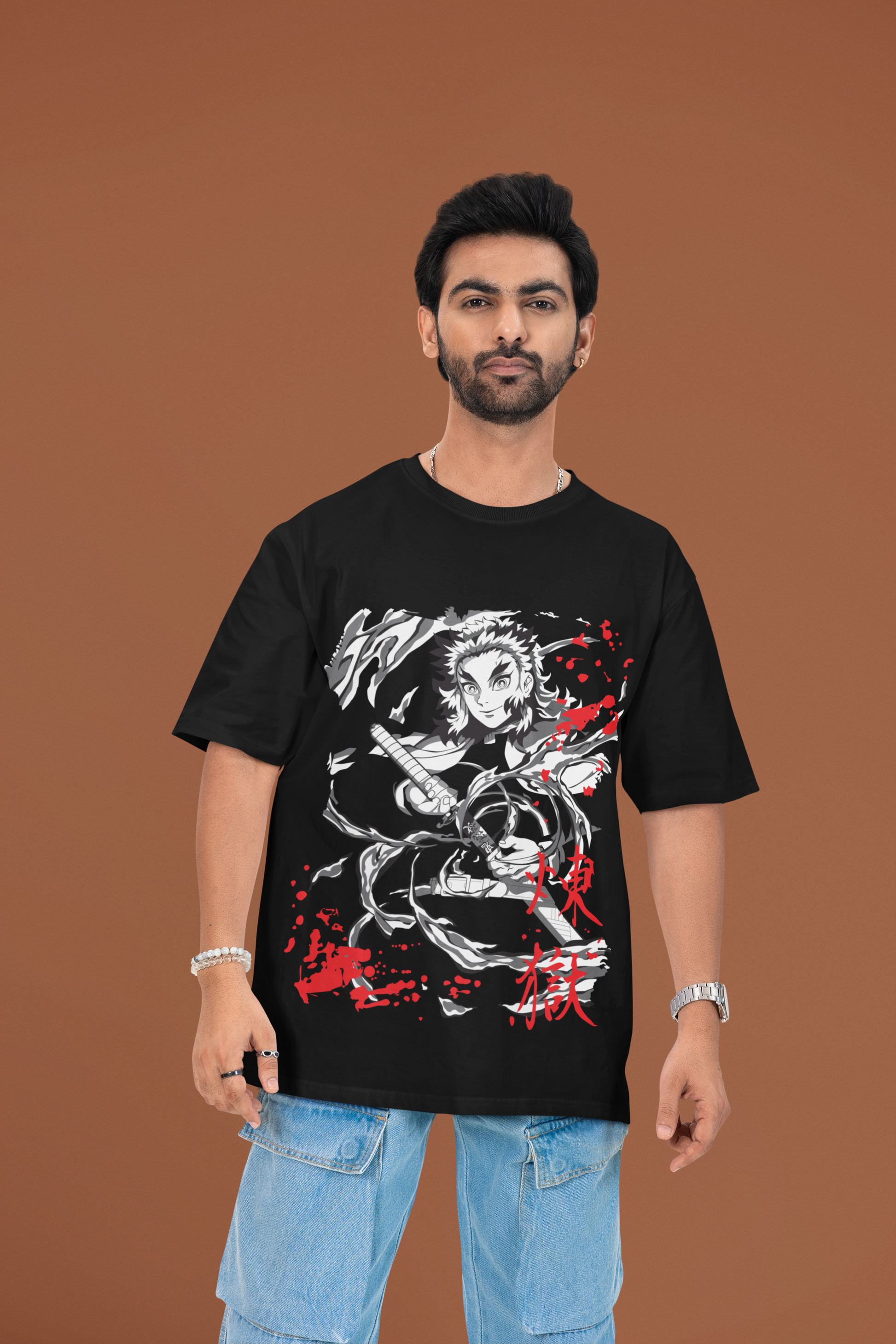 Kyojuro Rengoku – Flame Hashira Oversized Classic T-Shirt