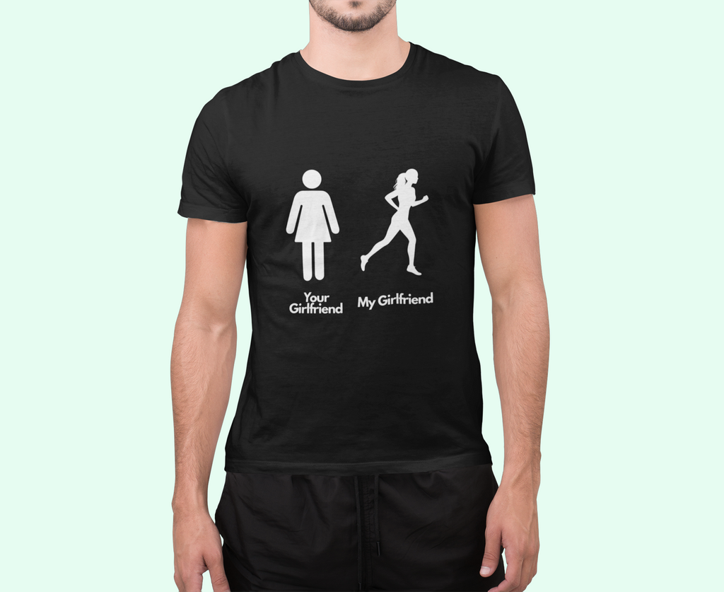 Running Girlfriend Stretch T-shirt